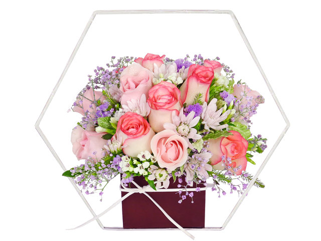 Florist Flower Arrangement - Florist Decor RX02 - DR1016A4 Photo